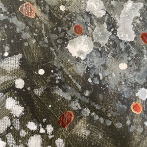 Shades Abstract Acrylic Painting 8x8 inches (Unframed)